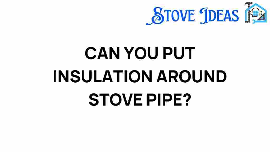 can-you-put-insulation-around-stove-pipe