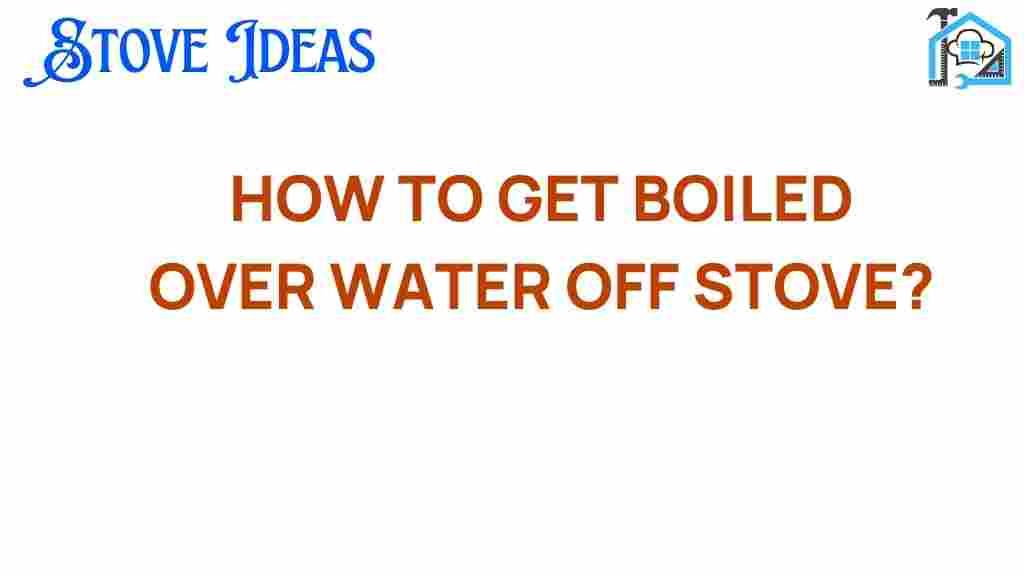 removing-boiled-over-water-from-stove